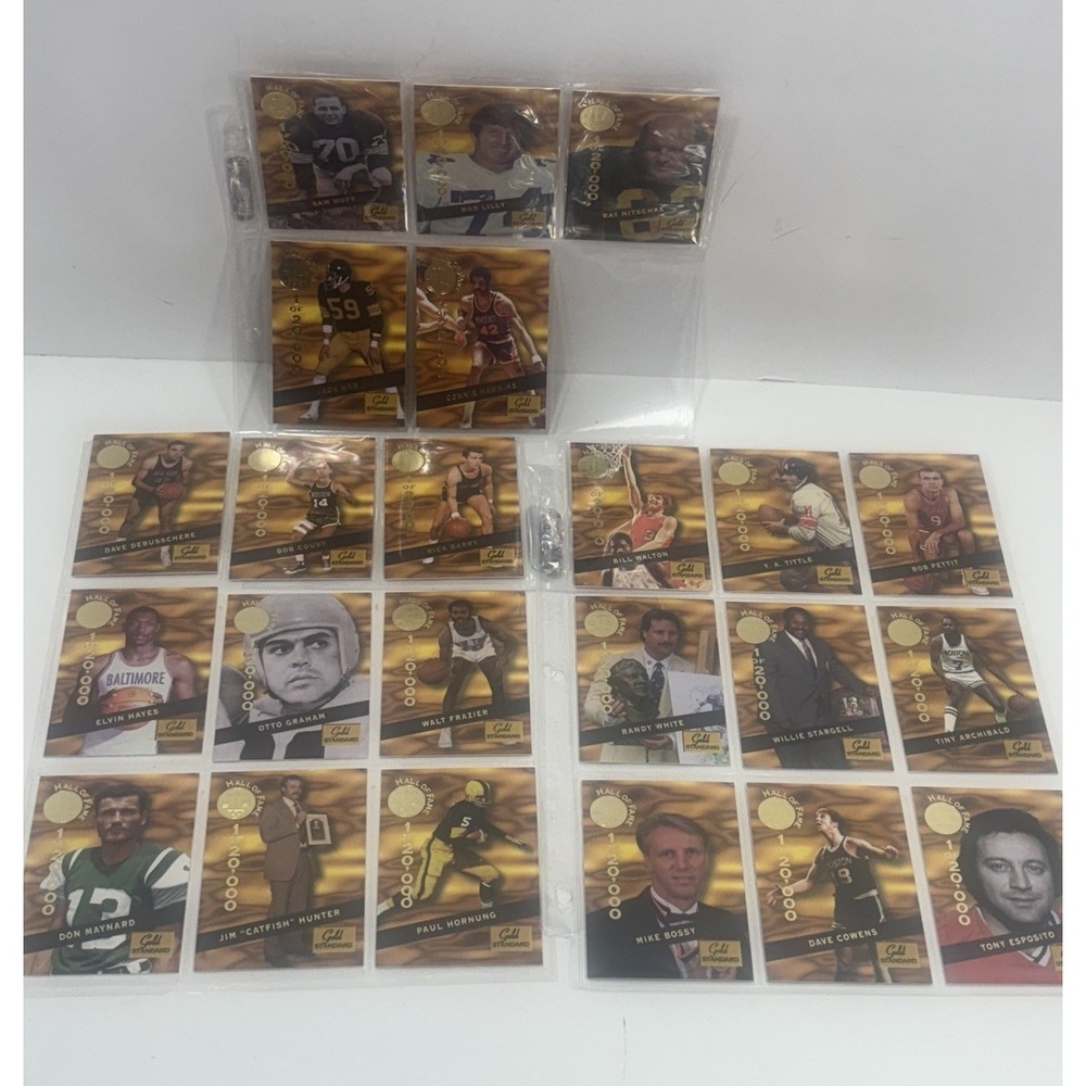 1994 Signature Rookies Gold Standard Hall of Fame Set 22‎ Cards